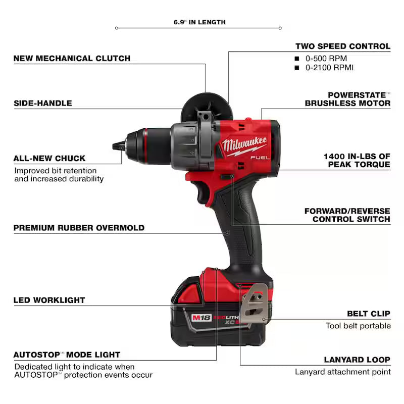 18-V Lithium-Ion Brushless Cordless Hammer Drill and Impact Driver Combo Kit (2-Tool) with Multi-Tool Y884