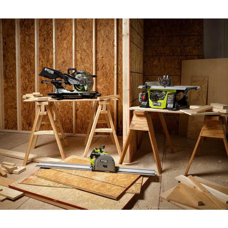 18V Brushless Cordless 10 in. Sliding Compound Miter Saw Kit with Battery and Charger W803107