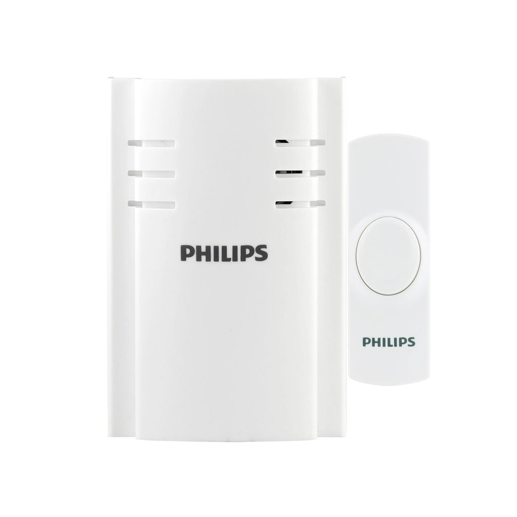 White Plug-in 2-Melody Doorbell Kit E354