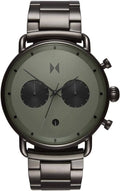 Gunmetal Tone Stainless Steel Chronograph Men's Watch O39819