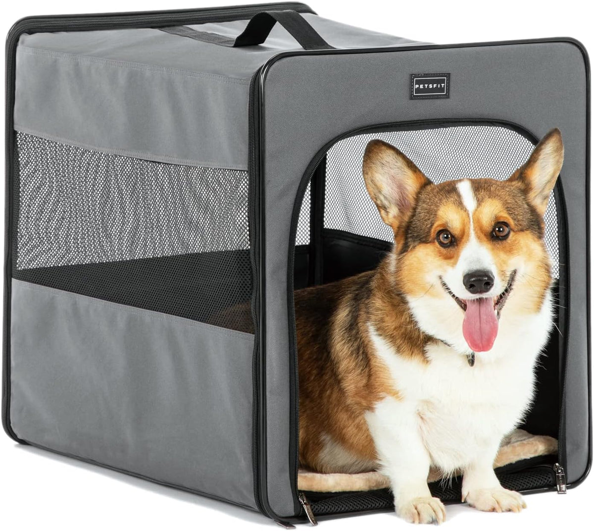 Collapsible Medium Dog Travel Crate Pack of 2 O254013