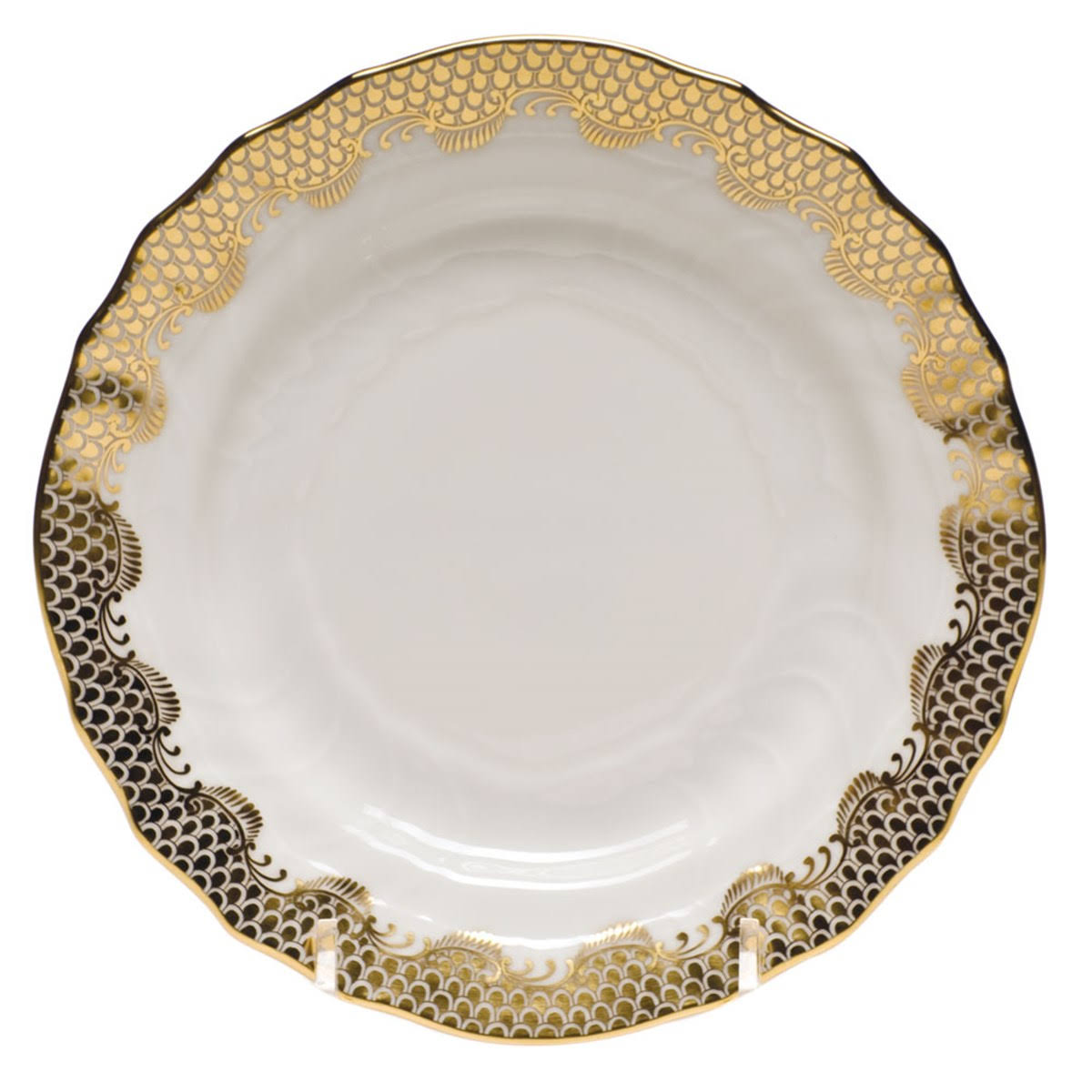 Gold Fish Scale Bread and Butter Plate K612044