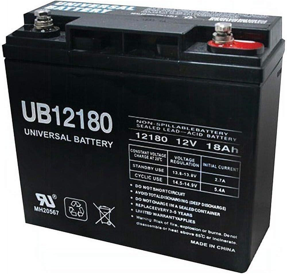 12V 18AH SLA Internal Thread Battery Pack of 2 C14014