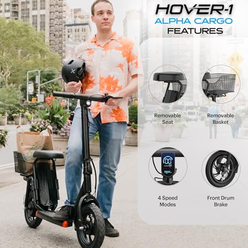 Foldable Electric Scooter with 300W Motor, 12” Tires, 15 Mile Range P5681