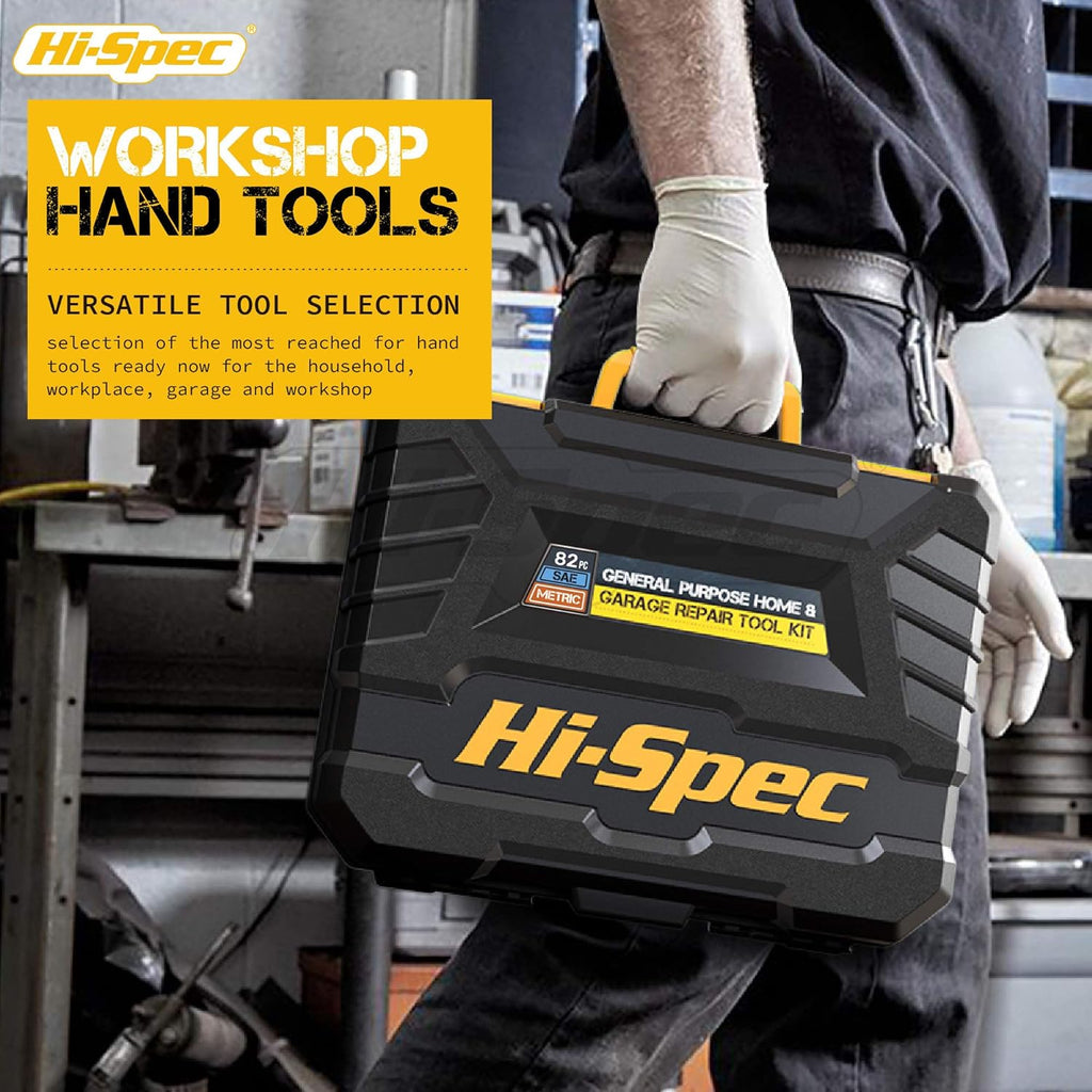 82 Piece Home & Garage Tool Kit Set C21619