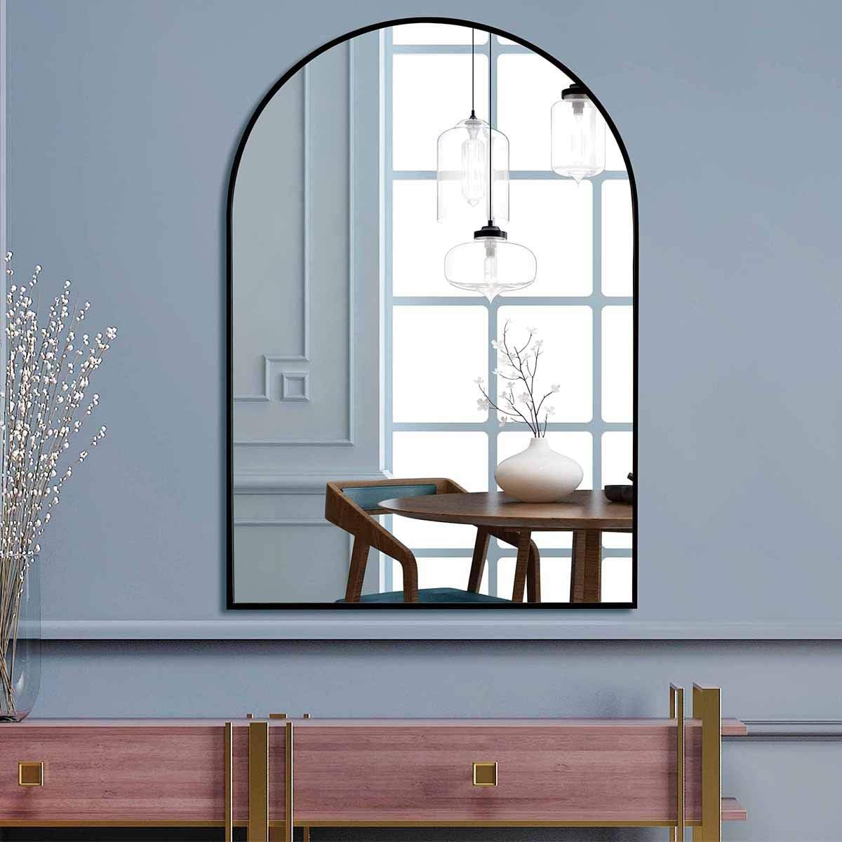 Black 24 x 36 Inch Wall Mounted Vanity Mirror S62984