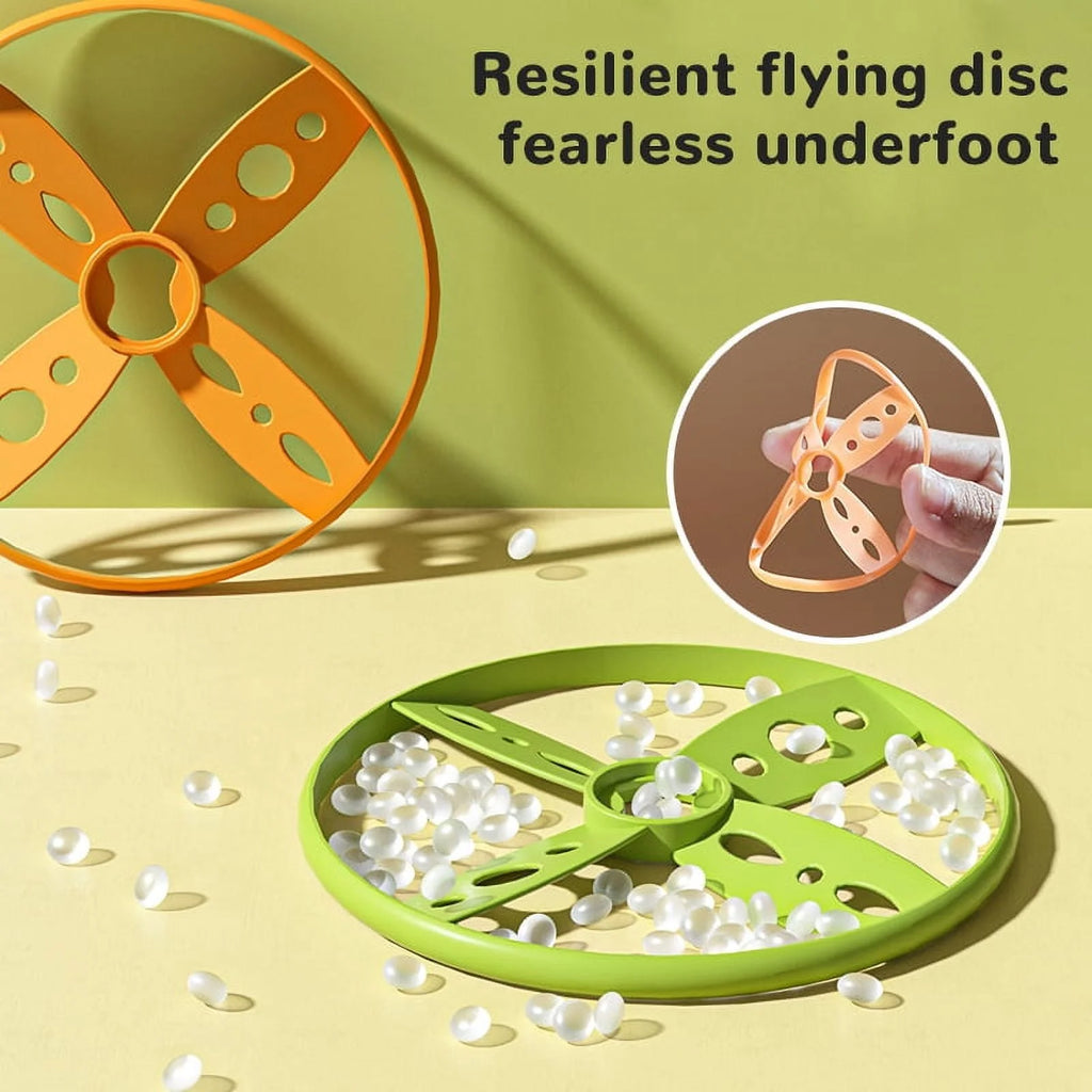 Flying Disc Launcher Outdoor Toy Green S8735