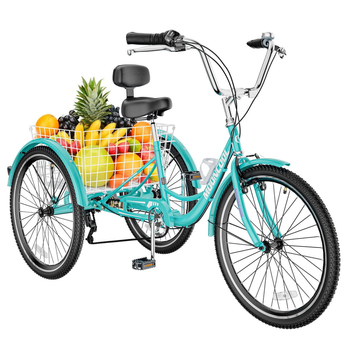 20/24/26 inch 7 Speed Adult Tricycle with Basket O8786