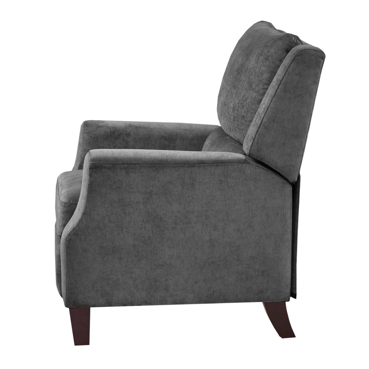 Grey Push Back Recliner K6123