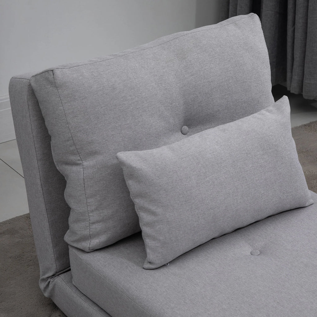Light Gray 2-in-1 Floor Sofa Bed K30921