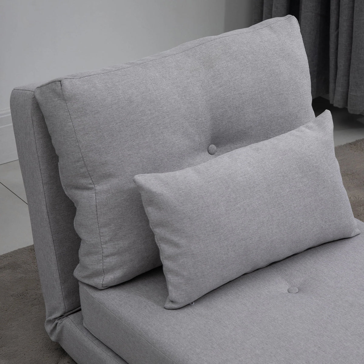 Light Gray 2-in-1 Floor Sofa Bed K30921