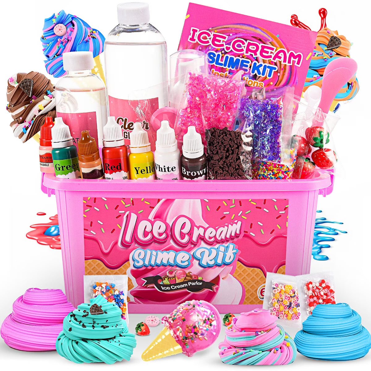 DIY Ice Cream Slime Kit Toys F34059