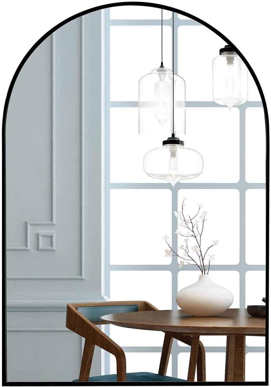 Black 24 x 36 Inch Wall Mounted Vanity Mirror S62984