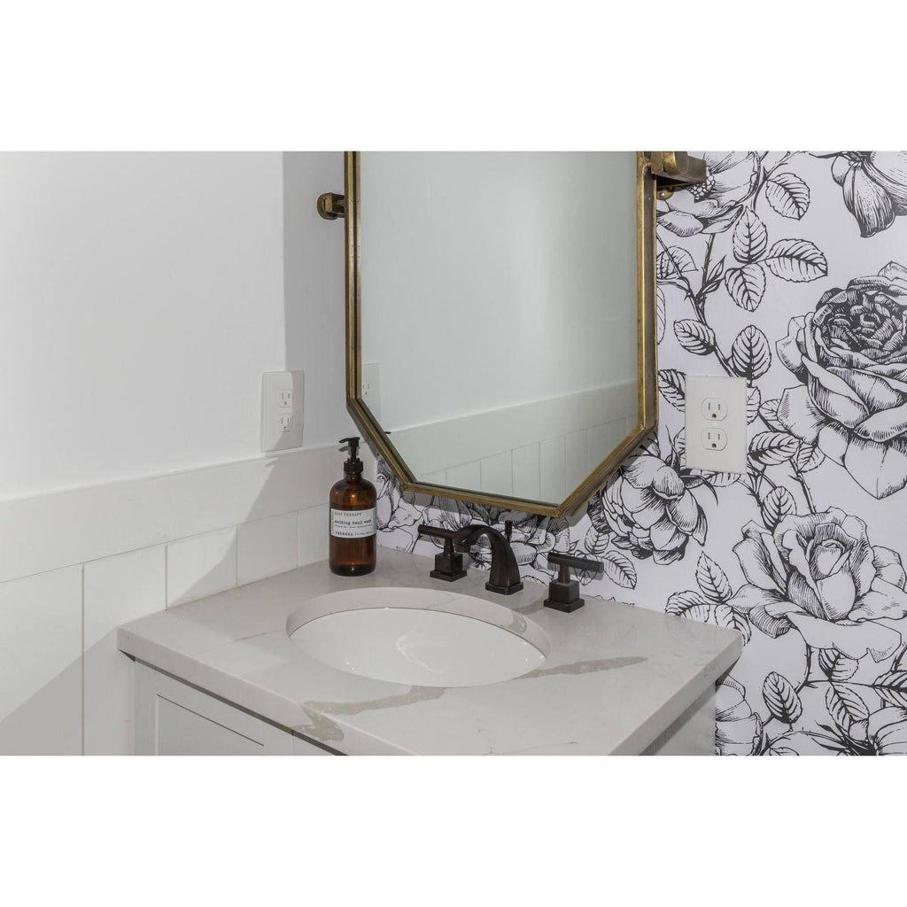 Oil Rubbed Bronze Mini Widespread Lavatory Faucet with Pop-Up W591667