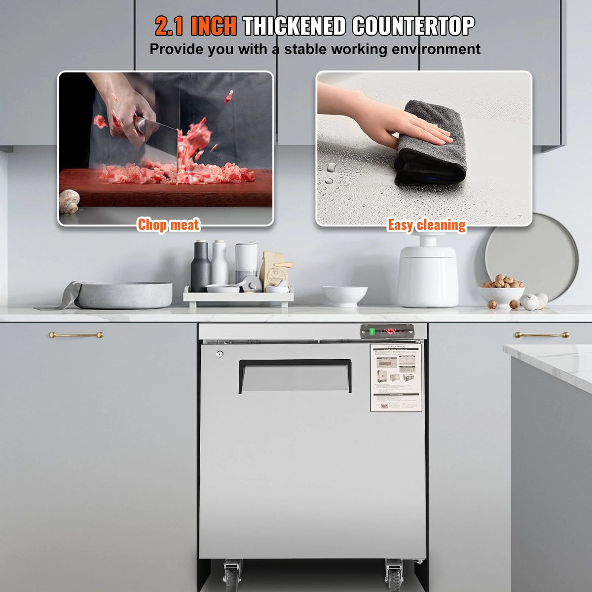 28" Wide Refrigerated Prep Table with 1 Door K794133