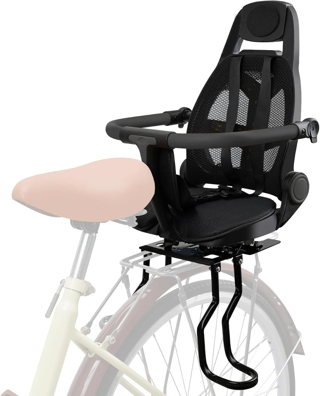 Rear Child Bike Seat with Adjustable Backrest X4431