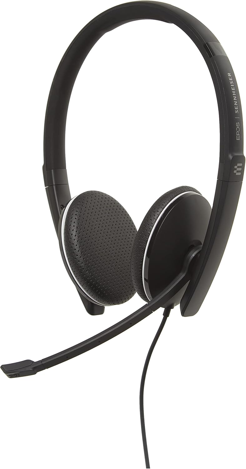 Double-Sided Binaural Headset with Noise-Cancelling Microphone U302