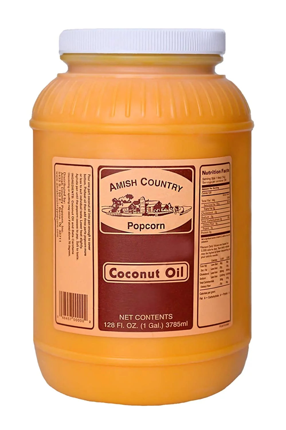 Coconut Oil - 1 Gallon Non-GMO Gluten Free Popcorn A2308