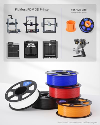 Black PETG Filament 1.75mm 2KG 2 Spool Y83711