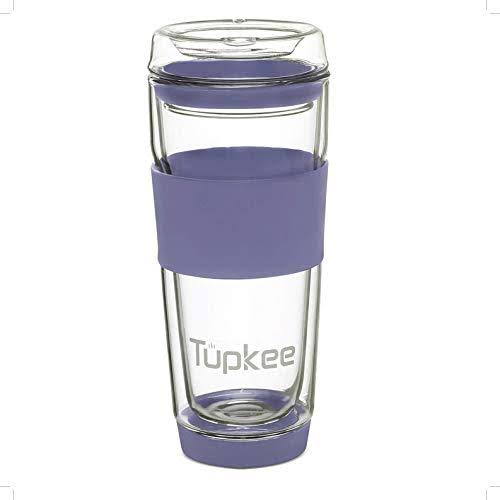 Double Wall Glass Tumbler with Lid P32873