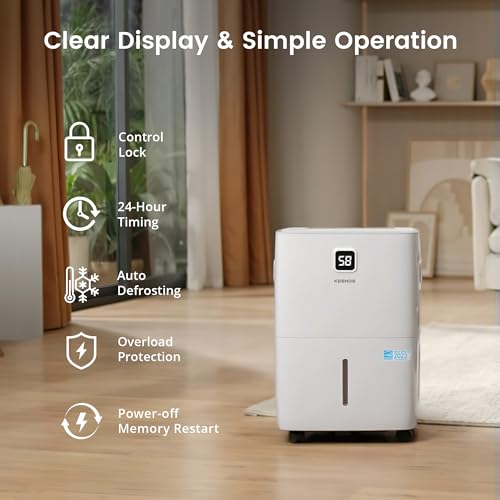 120 Pints Energy Star Dehumidifier with Drain Hose V596