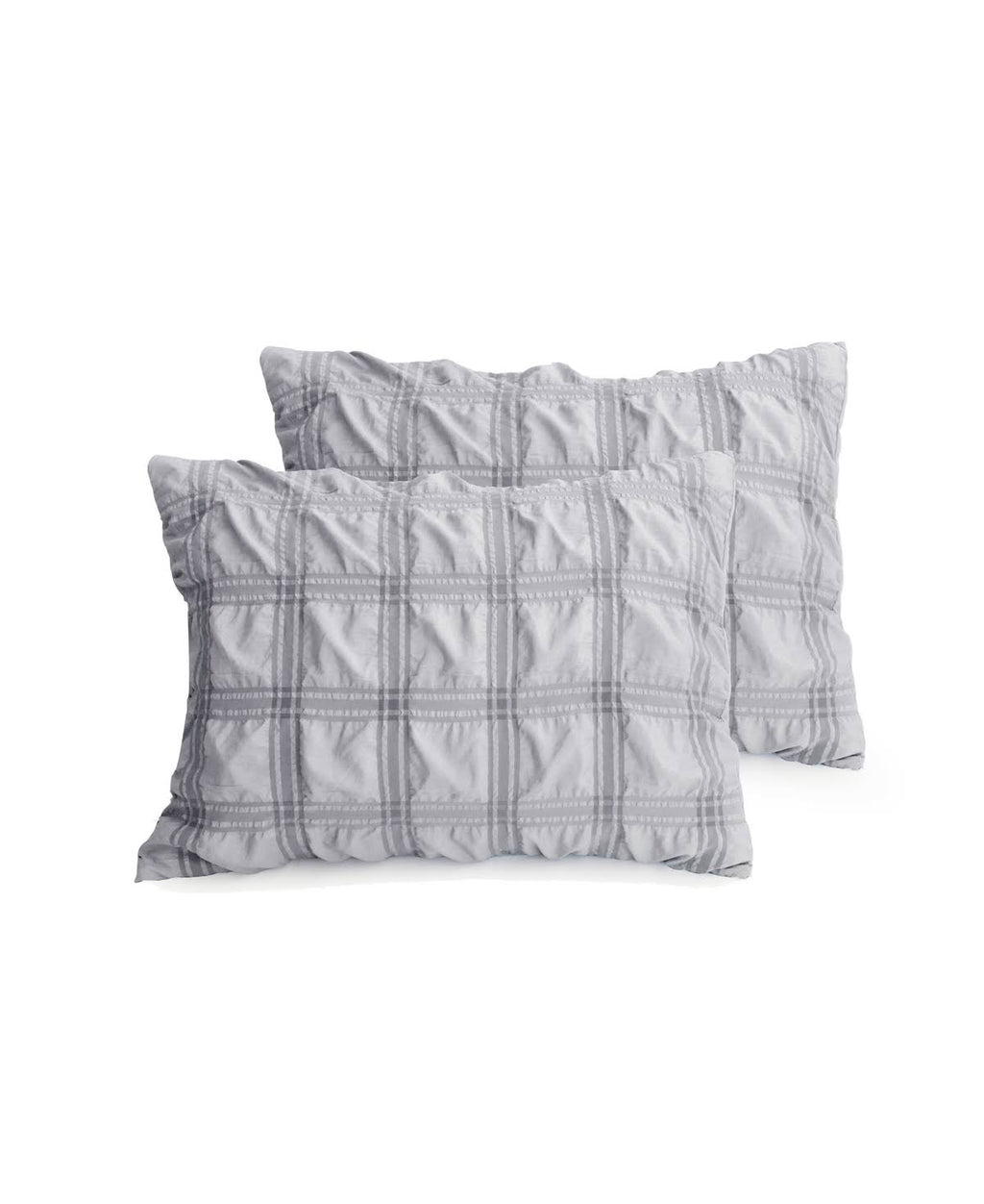 Grey Oversized Waffle Comforter 3 PC Set Full/Queen F377