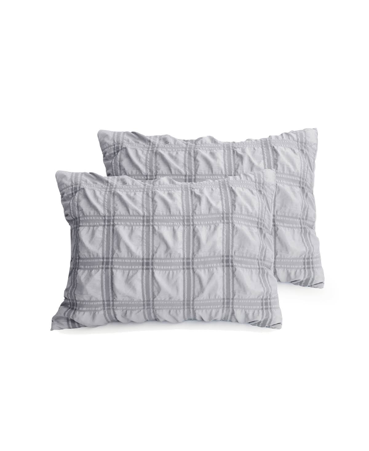 Grey Oversized Waffle Comforter 3 PC Set Full/Queen F377