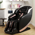 Black Full Body Zero Gravity Massage Chair with Heat and Foot Rollers F200