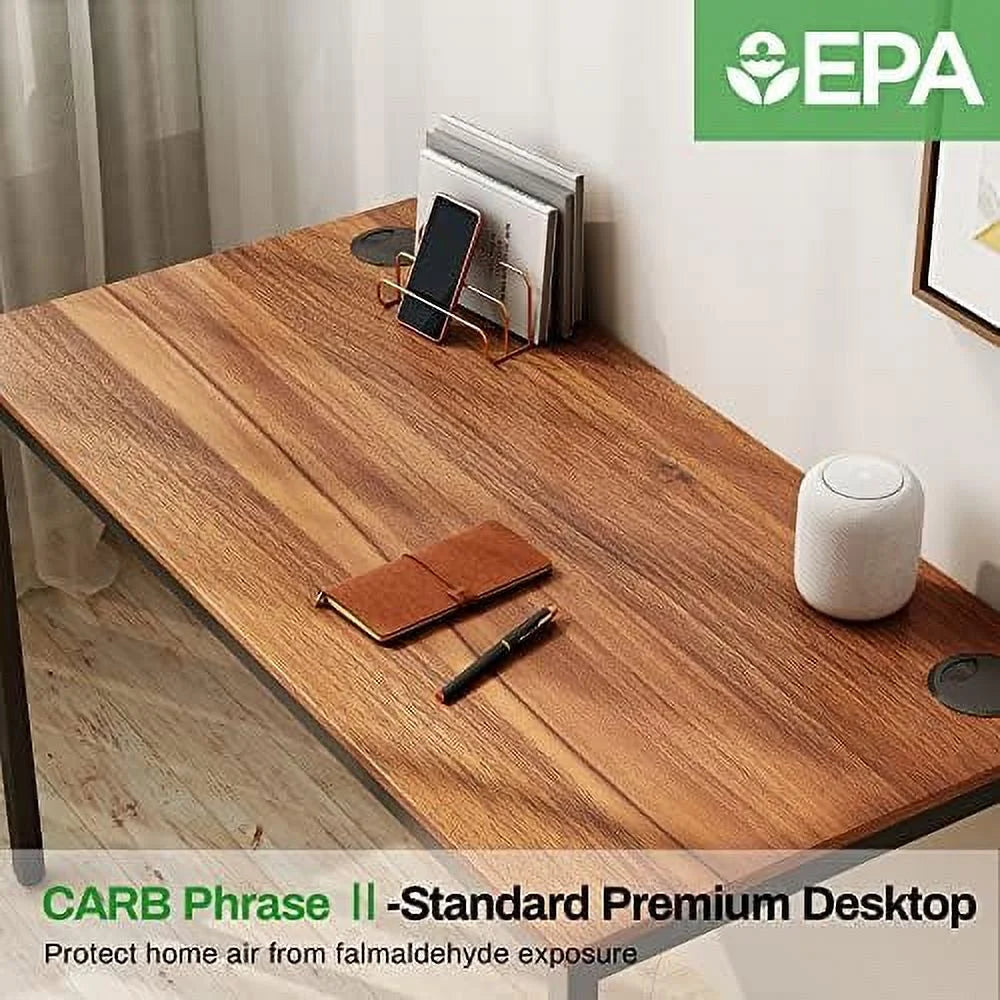 47 inch Walnut Computer Desk V9682