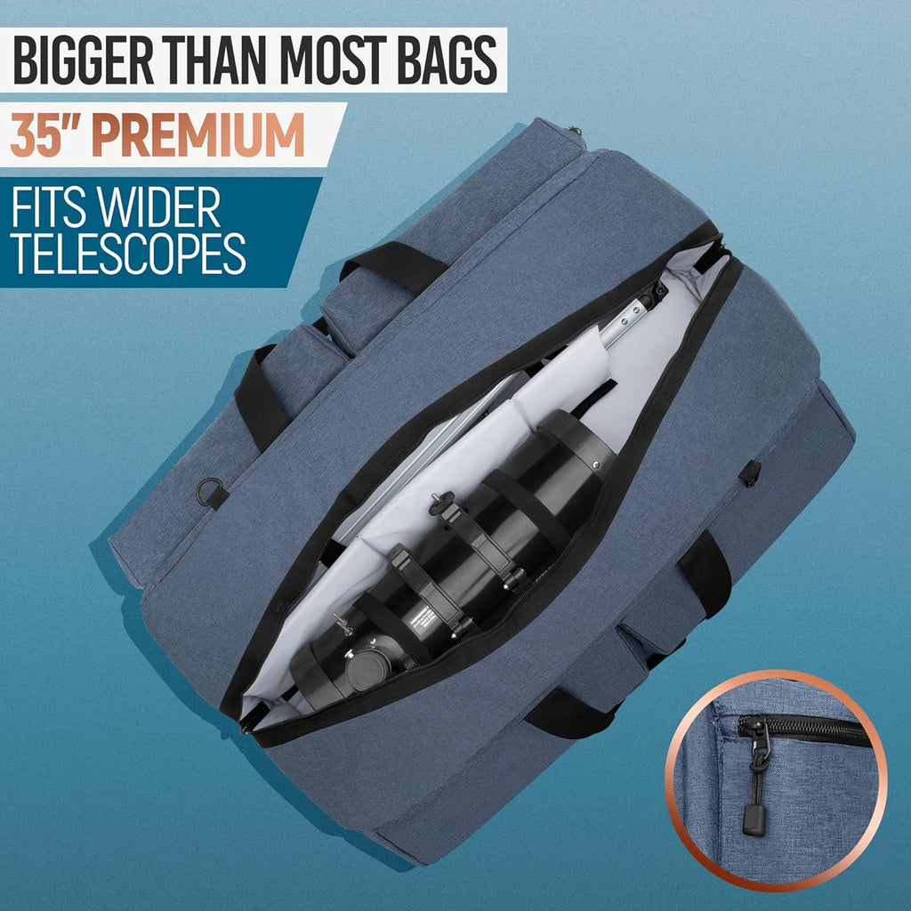 Large 35" Padded Telescope Bag with Internal Padded Pockets S1399