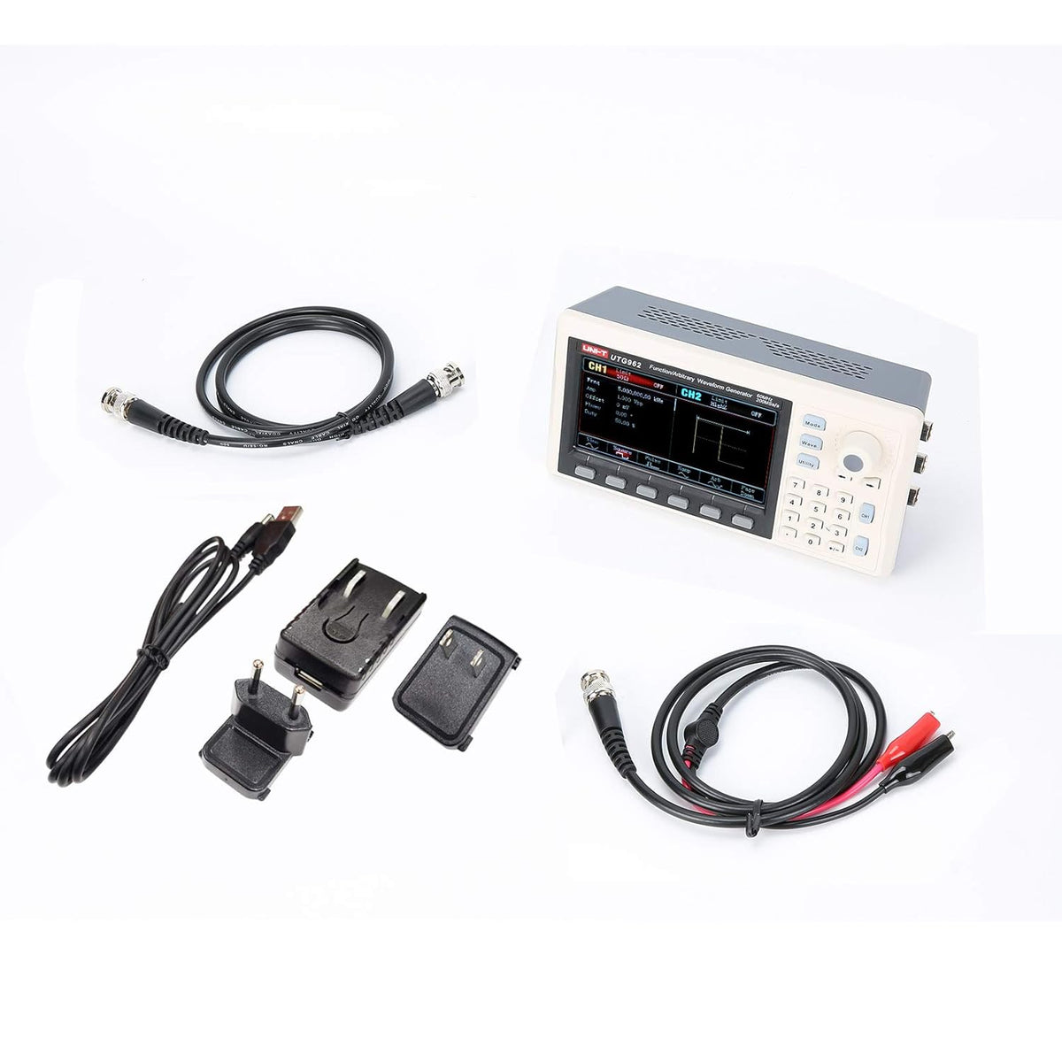 Function Generator Arbitrary Waveform 60 MHz Dual-Channel 200MSa/s 14 Bits Frequency Meter C326