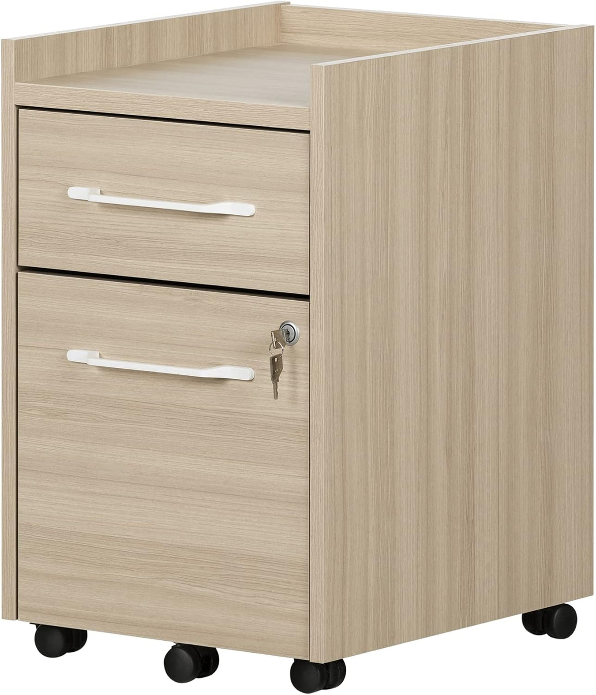 Natural Walnut Mobile File Cabinet K8230