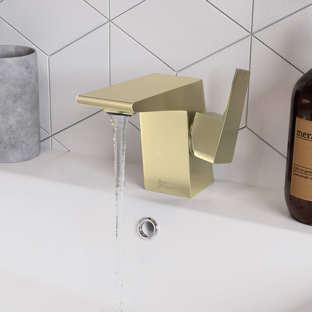 Chrome Single Handle Bathroom Faucet G99481