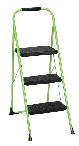 Gray Steel Step Stool A48080