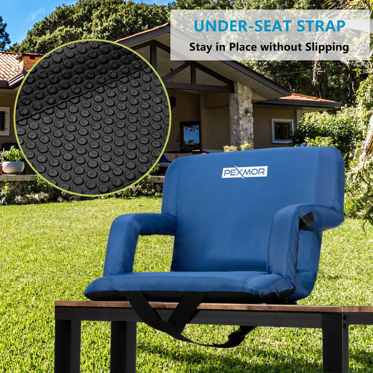 Stadium Seat with Back Support & Carrying Bag M895