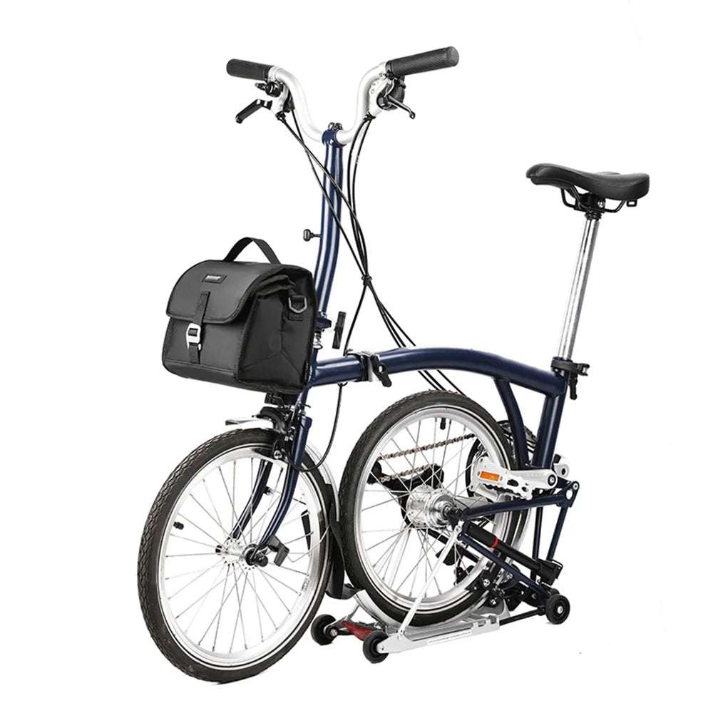 Folding Bike Handlebar Bag with Rain Cover B964