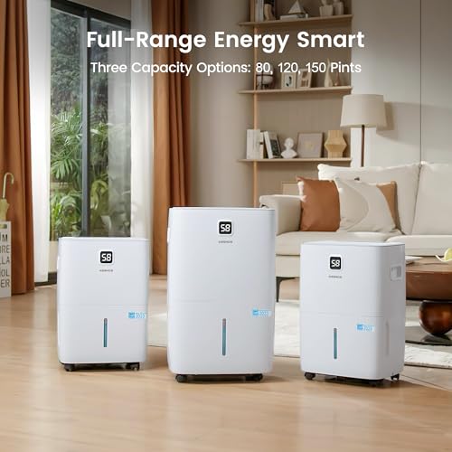 120 Pints Energy Star Dehumidifier with Drain Hose V596