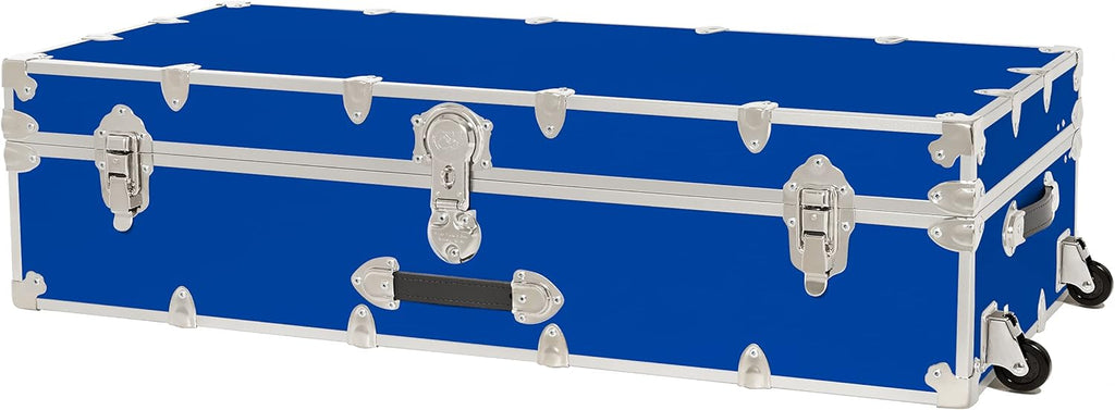 Armor Trundle Trunk with Removable Wheels, Underbed Storage 44x20x12 (Royal Blue) P569