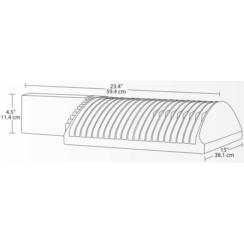 Aled105 Type IV 8x22 Pole Arm Warm LED 277V PC White W93665