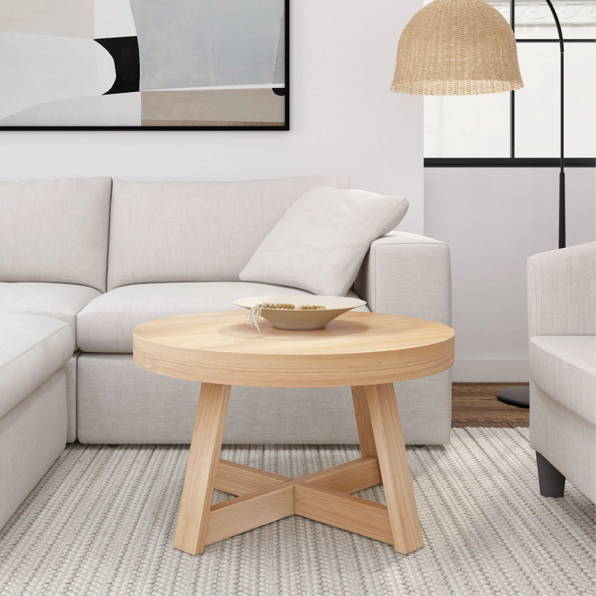 Round 30 Inch Coffee Table W532698