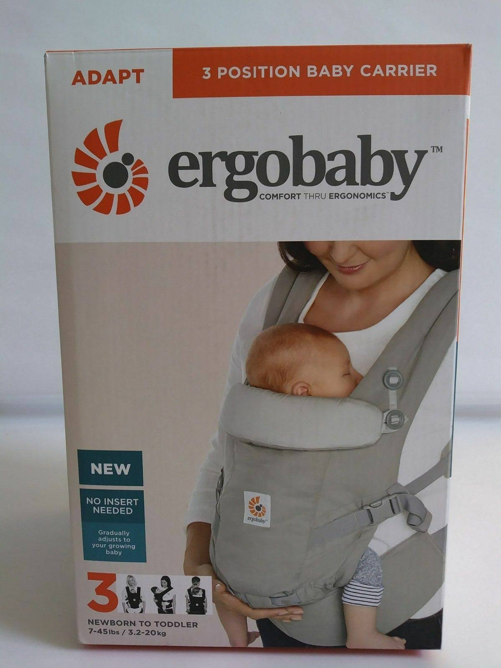Pearl Grey Baby Carrier E8796