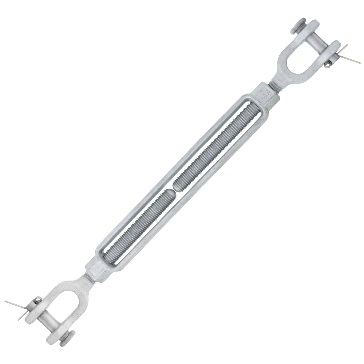 1 x 12 Hot Dip Galvanized Jaw x Jaw Turnbuckle Y425840