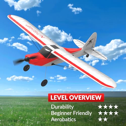 Red 500mm 4CH Remote Control Airplane with Prop Saver U385856