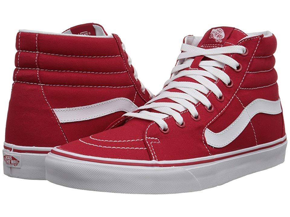 Red Canvas Sk8-Hi I2734