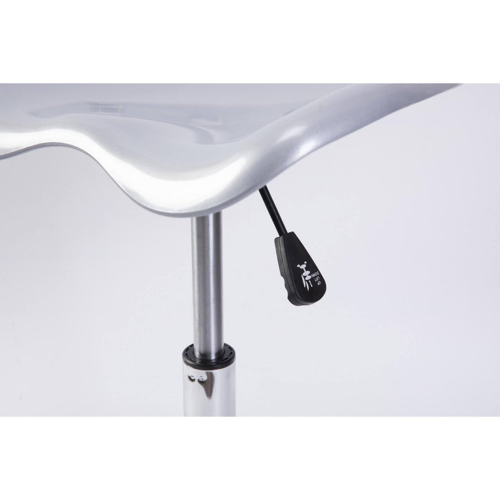Gray Tractor Seat Swivel Chair with Adjustable Height and Casters C975