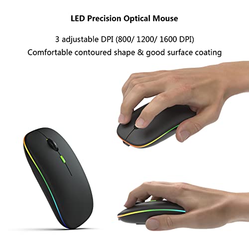 Black Bluetooth Keyboard and Mouse Combo U9263