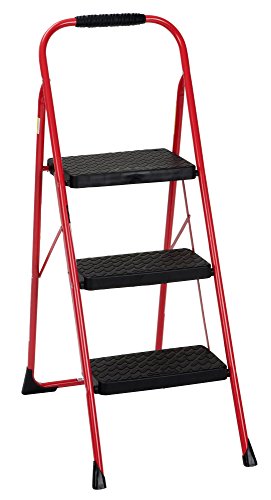 Gray Steel Step Stool A48080