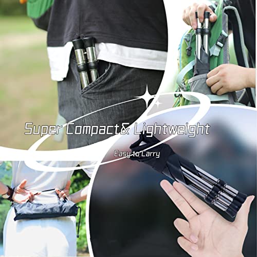 Portable Camping Stool with Side Pocket 12.5in Foldable D841