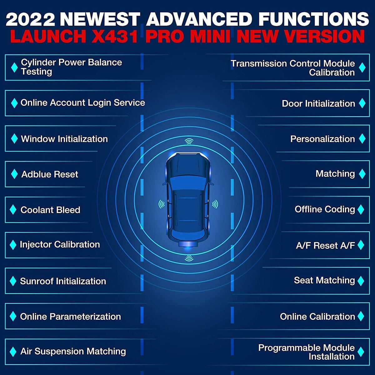2022 Bidirectional Automotive Diagnostic Scanner C400