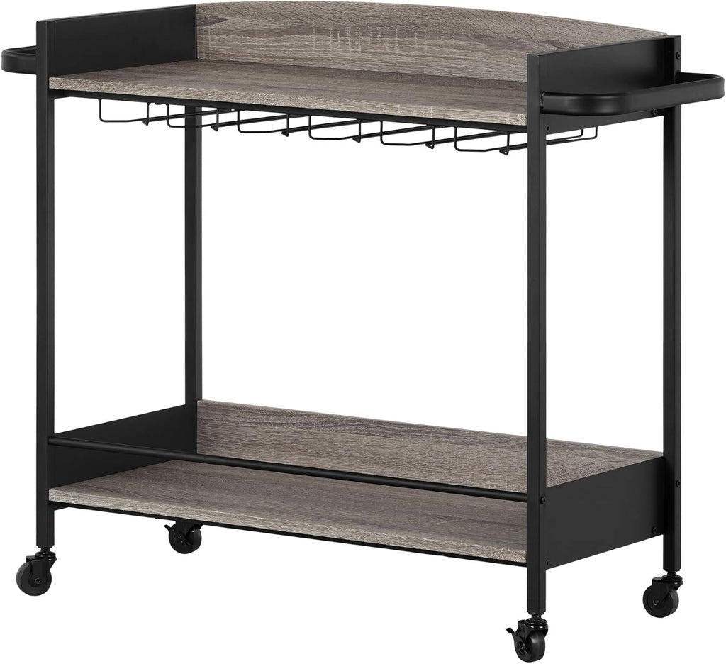 Black and Weathered Oak Cart L730970